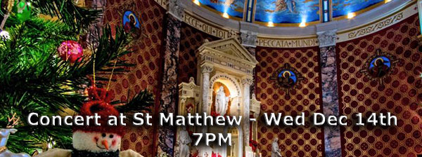 Concert at St. Matthew December 14th 2016